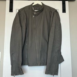 Armani Exchange - canvas biker jacket